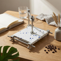 Acrylic Paper Towel Stand Compact Countertop Napkin Holder Modern Design