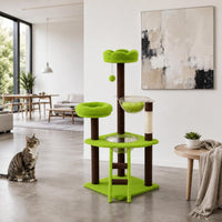 Feline Climbing Frame Multi-Level Pet Furniture Soft Fabric for Cats