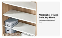 Drillno-Drill Installation Expandable Tension Shelf No Drilling Required Cabinet Organizer Adjustable Length Storage Rack Easy to Install for Renters, Homeowners, Students, Wardrobe, Kitchen, Under-Sink, Bathroom