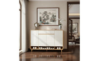 Large Capacity Entryway Shoe Storage Cabinet Easy to Clean Multi-Tier Shoe Cabinet with Doors Scratch Resistant Household Furniture Spacious Drawers for Families