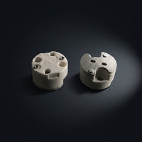 LED Bulb Electrical Connector with GU5.3 Lamp Holder for DIY Lighting, Ceramic MR16 Lamp Base