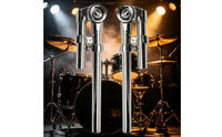 Drum Mounting Bracket Chrome-Finished Tom Mount with Clamp Rust-Resistant Tom Drum Mount for Drummers