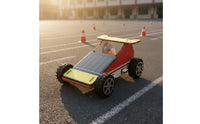 Wooden Solar Powered Car Great Gift Idea Wooden Assembly Toy for Classroom, Kids