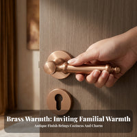 Cylindrical Door Handle with Rosette