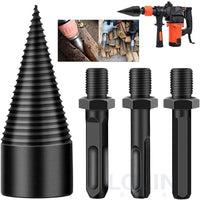 Wood Splitting Drill Bit Set for Firewood, Efficient and Durable