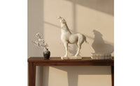 Horse Figurine with Hardened Resin Horse Figurine Weathered Decor for Home Stylists, Office