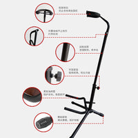 Foldable Single Upright Guitar Stand, E-commerce Packaging, Instrument Stand Accessory
