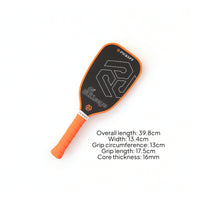 Wrapped Handle Pickleball Paddle with Honeycomb Core Lightweight Pickleball Paddle with Balls Long-Lasting Control for Practice Sessions