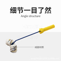 跨境专供圆形弯头圆管道滚筒刷脚手架刷子栏杆消防油漆乳胶漆专用