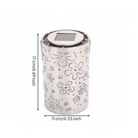 Hollow-Hollow-Cut Solar Lantern Waterproof Outdoor Lighting Dusk to Dawn