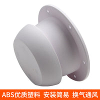 RV Mushroom Head Roof Vent Exhaust Fan with Round Top-Mount Outlet
