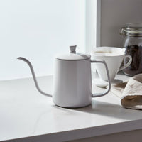 350 Ml Gooseneck Kettle With Lid Stream over Coffee Kettle Stream over Coffee Pot Precise Flow Control Hand Manual Brew Pot
