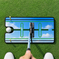 Golf Putting Practice Mirror Acrylic Posture Corrector Indoor Outdoor Trainer