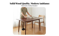 Spacious Tabletop Nordic Design Dining Table Sturdy Structure Rectangular Dining Table Long-Lasting and Wear-Resistant Home Furniture Easy to Assemble for Apartment Dwellers, Families, Homeowners, Living Room
