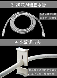 水族箱鱼缸手动换水洗砂器虹吸管吸便刮藻除苔藓洗沙清洁套换水管