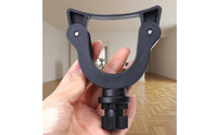 2 Pieces Watercraft Paddle Holder Rigid Paddle Holder with Mounting Base Low-Profile Accessory for Kayakers, Anglers