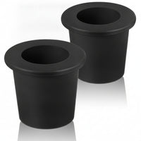 2 Pieces Silicone Cone Insert with Flange Tapered Patio Umbrella Cone Wedge Plug Easy to Install Table Umbrella Hole Insert Flexible for Outdoor Dining