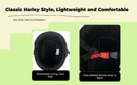 Carbon fiber half helmet, adjustable.