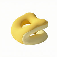 Looped Shape Memory Foam Rest Pillow Contoured Ergonomic Rest Pillow Cushioned