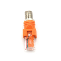 现货BNC-RJ45转接头监控线使用可配合测线仪寻线仪F型