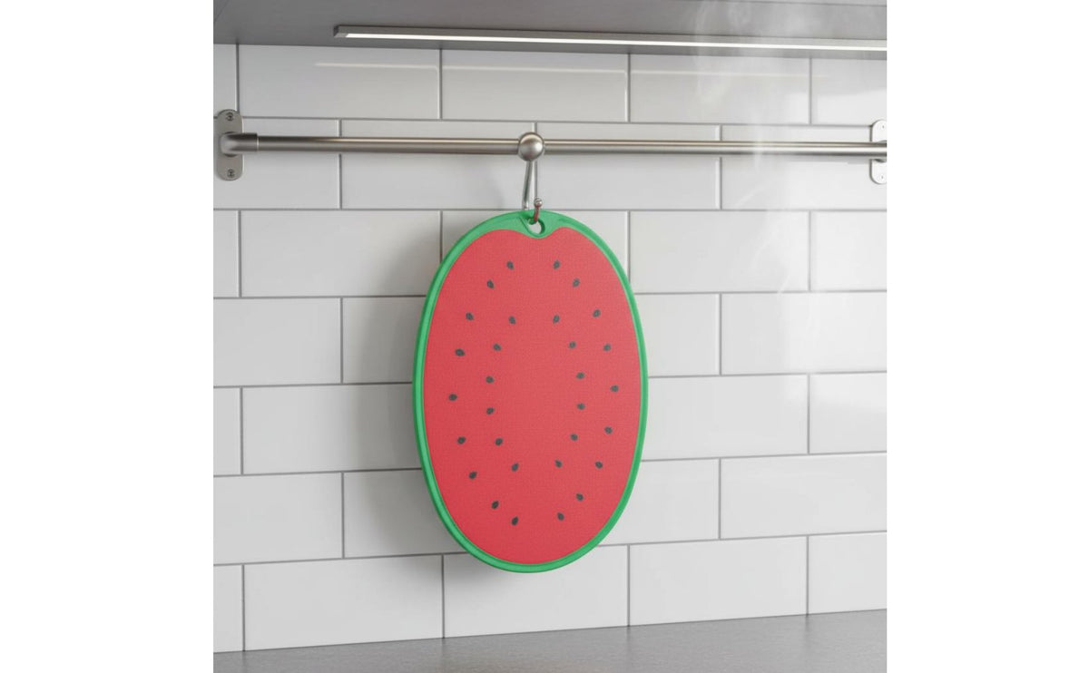 Fruit Shaped Cutting Plate Hanging Hole Slicing Block Double-Sided Novelty Food Prep Mat for Picnic, Camping, RV