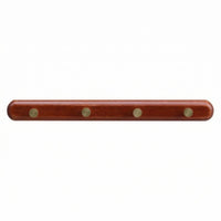 Dollhouse Wall Hook Rack Beech Finish Miniature Contemporary Minimalist