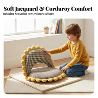 Floral-ShapedShaped Lounger Adjustable Backrest Tatami Seat Lightweight Design