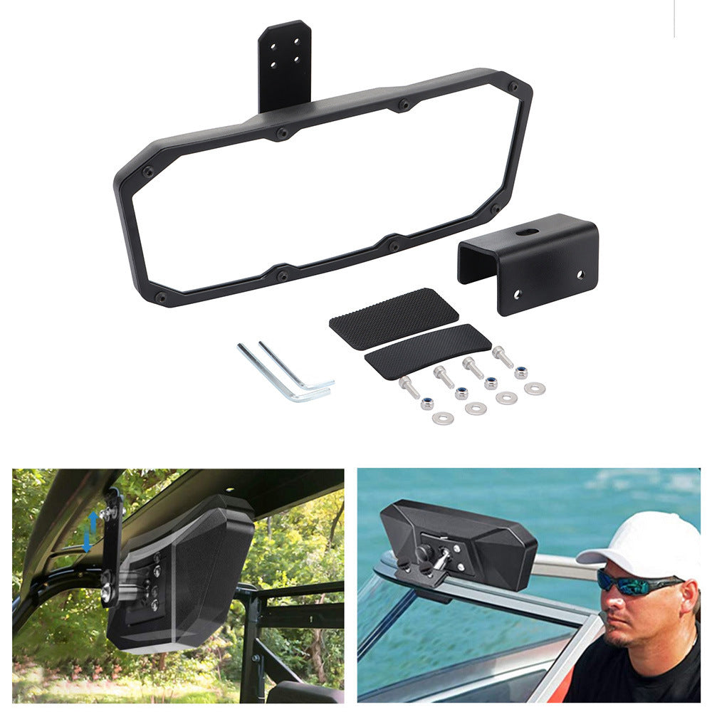 FLYQUICK Universal Rear View Mirror for Boats and UTVs