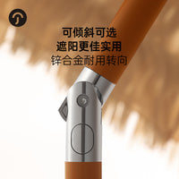 户外遮阳伞仿真稻草伞茅草伞太阳伞折叠沙滩伞庭院防晒伞别墅景区