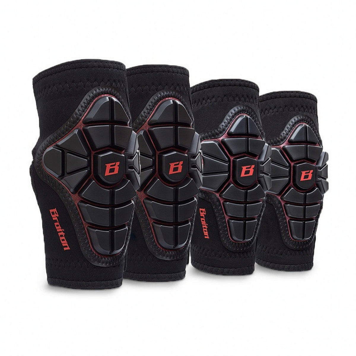 4 Pieces Shielded Gloves Set with Knee and Elbow Pads Knee and Elbow Pads Breathable Gear for Young Children, Skating