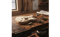 Diy Unfinished Guitar Body Customizable Electric Guitar Body Blank Sturdy Instrument Part Reusable for Hobbyists
