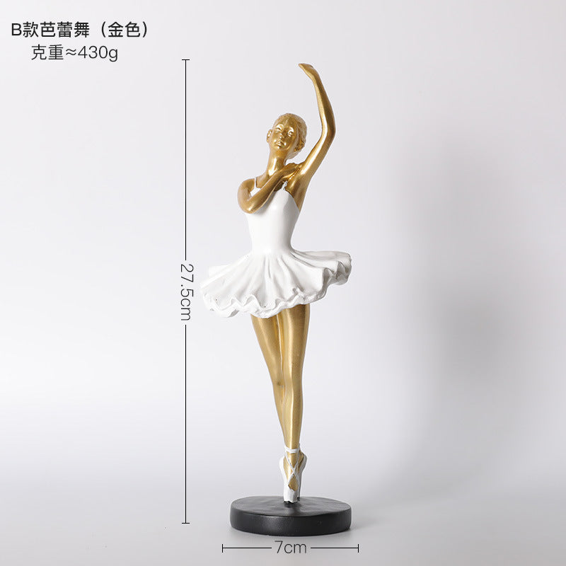Gold Ballet Girl B