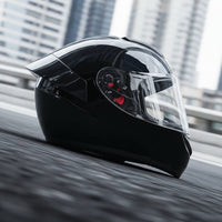 Aerodynamic Full Face | Shielded, full-coverage Helmet, for Street Riding