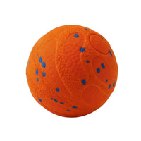 Toy Ball with Grooves Textured Dog Ball Solid Handheld for Dogs, Fetch, Indoor