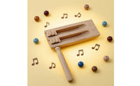 Wood Instrument Block with Handle Hardwood Resonant Percussion Instrument for Young Children
