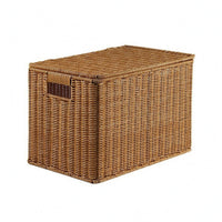 Lidded Storage Box Multipurpose Braided Container Box Dust-Resistant Lid Household Organizer for Study