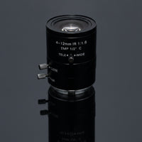 C-Mount Lens 4-12mm Varifocal Lens 2MP for Machine Vision, Observation