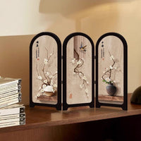 New Chinese Style Tabletop Screen Decoration for Living Room, TV Cabinet, Entryway, 2026 New Model, High-End