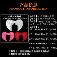 厂家批发天使羽毛翅膀套装 万圣节用品cos道具成人儿童拍照玩具