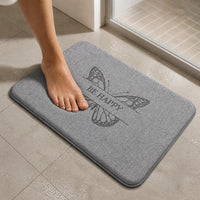 Absorbent Non-Slip Bathroom Mat for Toilet, Shower, and Vanity Areas