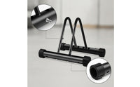 Cylindrical Bike Stand with Adjustable Slider Indoor Bike Stand with Rubber Feet Freestanding Stable for Cyclists, Riders, Garage, Apartment