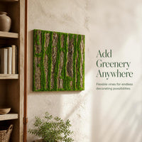 Artificial Bark Pipe Cover for Indoor Landscaping and Decoration