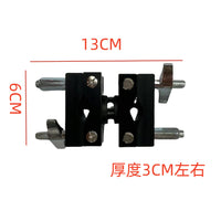 Multi-function Connector Clamp Cymbal Extension Clamp Hand-tightened Percussion Mount Single-side Universal Clamp Seat Double-side Universal Clamp Sea