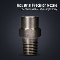 Wide Angle Industrial Spray Head, Solid Cone Spraying Nozzle Tips, Stainless Steel Nozzle for Cleani - Image 8