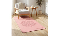 Fitness Mat Non-Slip Fitness Mat with Carrying Strap Textured for Yogis, Dancers, Home Workouts, Floor Training