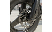 Portable Folding Electric Bike Double Disc Brakes Small Folding Electric Bike Compact Adult Electric Bicycle