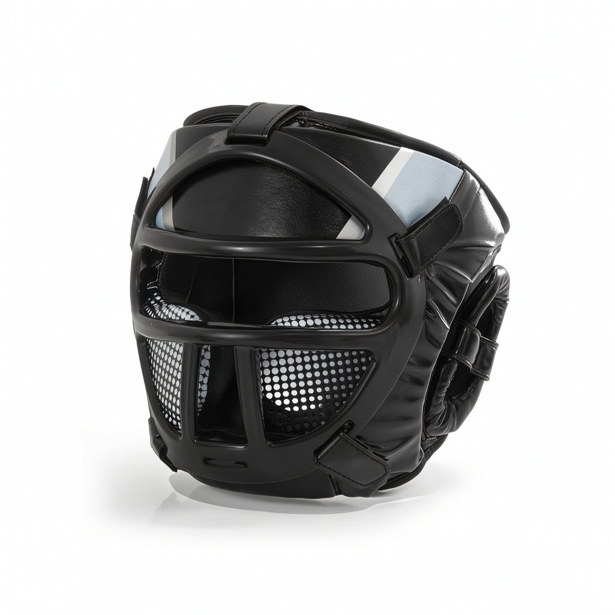 Open-Face Head Protector Padded Head Protector Safeguarding Headgear Shock-Resistant for Boxers, Fighters, Sparring, Boxing Training, Sanda