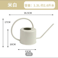 亚马逊热销轻奢创意洒壶园林植物复古不锈钢淋花浇水壶