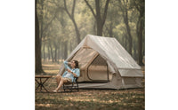 Easy Setup Inflatable House Tent Weatherproof Inflatable Tent Portable Shelter Breathable for Glampers, Families