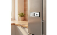 Dishwasher Indicator with Sliding Panel Sleek Dishwasher Clean Dirty Sign Magnetized Sliding Sign Easy to Read for Busy Families